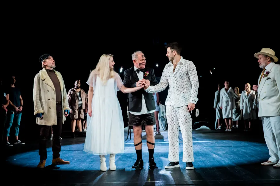 Bogusław Suszka, Zofia Stafiej, Robert Latusek, Krzysztof Wach, Andrzej Wichrowski, fot. Krzysztof Bieliński