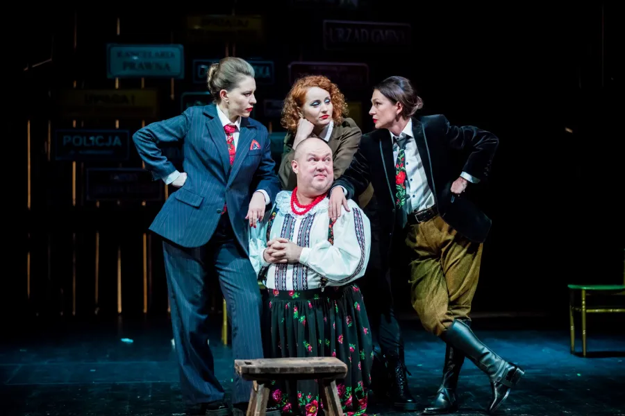 Matylda Paszczenko, Iwona Dróżdż, Monika Badowska, Paweł Tucholski, fot. Krzysztof Bieliński