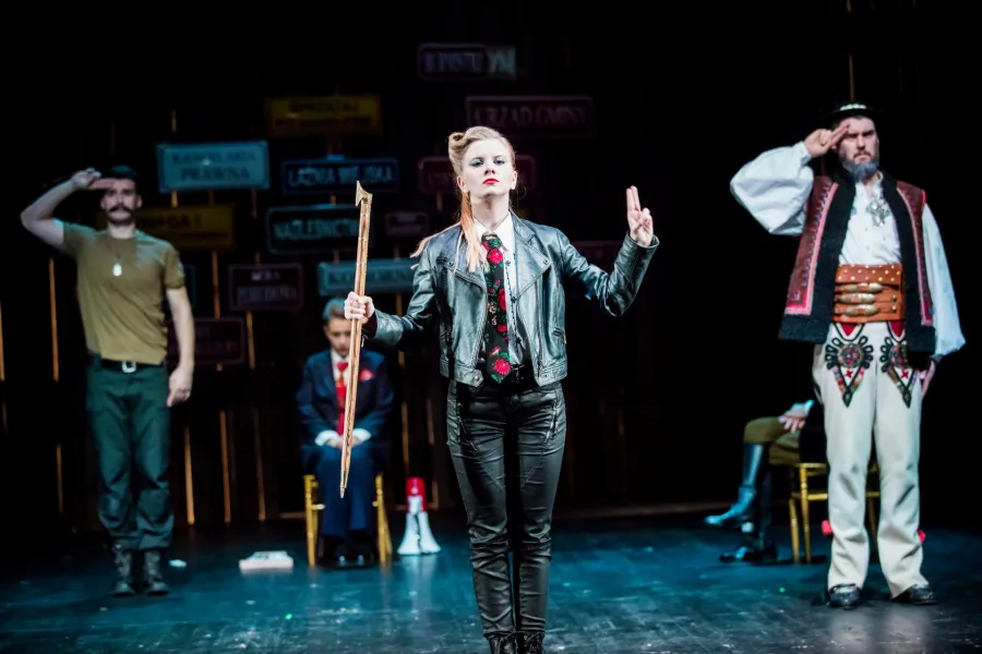 Szymon Nygard, Sara Lityńska, Szymon Rząca, fot. Krzysztof Bieliński