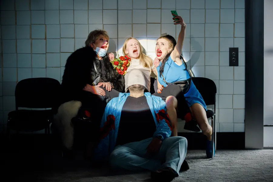 Milena Lisiecka, Elżbieta Zajko, Mikołaj Chroboczek, Agnieszka Skrzypczak, fot. Krzysztof Bieliński