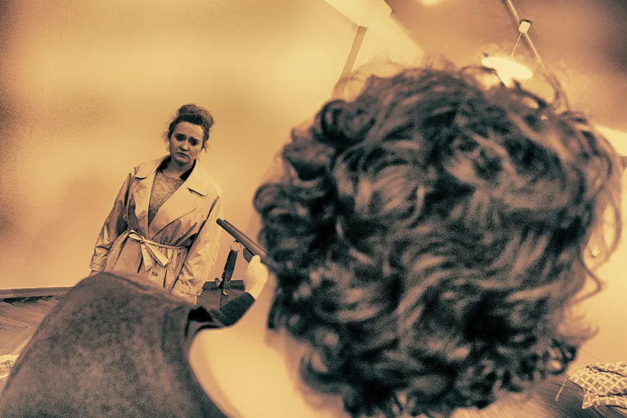 „Dzień Walentego” | Iwona Karlicka, Marcin Włodarski | zdjęcie z próby | fot. Marcin Nowak