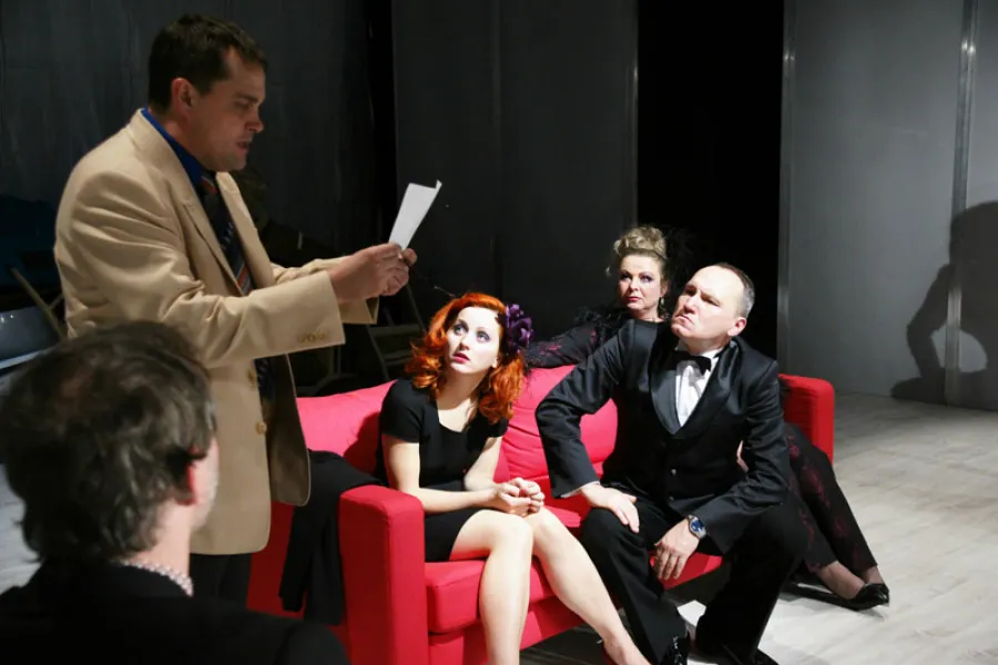 zdjęcie ze spektaklu Rewizor, fot. Ryszard Warcholiński 