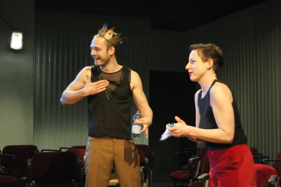 zdjęcie ze spektaklu Komediant, fot. Magda Hueckel 