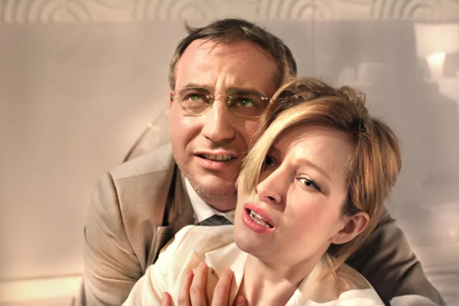 zdjęcie ze spektaklu Posprzątane, fot. Mariusz Grzegorzek