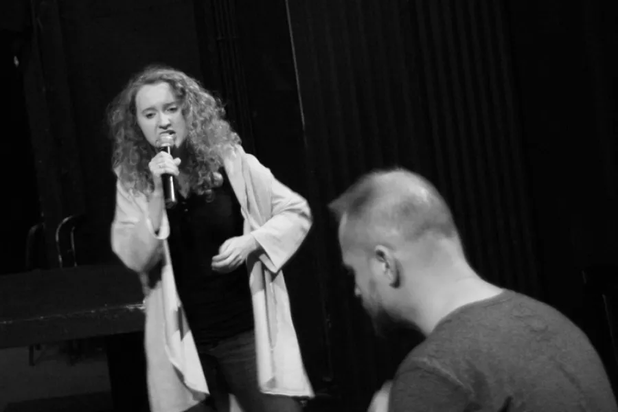 zdjęcie ze spektaklu Książę niezłomny, fot. Magda Hueckel 