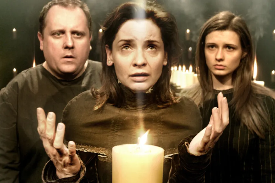 zdjęcie ze spektaklu Makbet, fot. Szymon Lenkowski, Tymoteusz Lekler