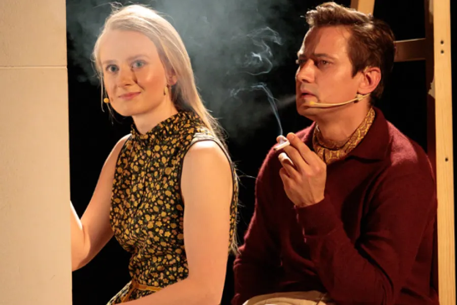 zdjęcie do spektaklu Listy na (nie)wyczerpanym papierze, fot. Andrzej Wencel