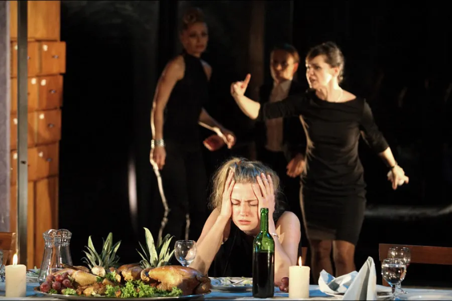 zdjęcie ze spektaklu Gorące lato w Oklahomie, fot. Maciej Dyczkowski 