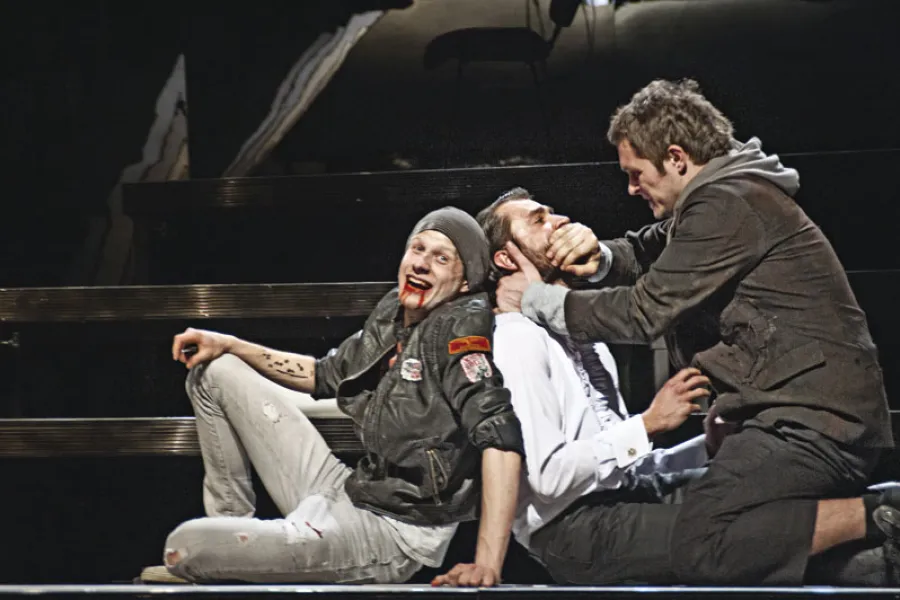 zdjęcie ze spektaklu Król Ryszard III, fot. Ryszard Olczak