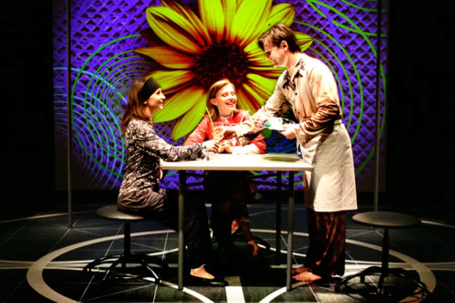 zdjęcie ze spektaklu Lew na ulicy, fot. Szymon Lenkowski