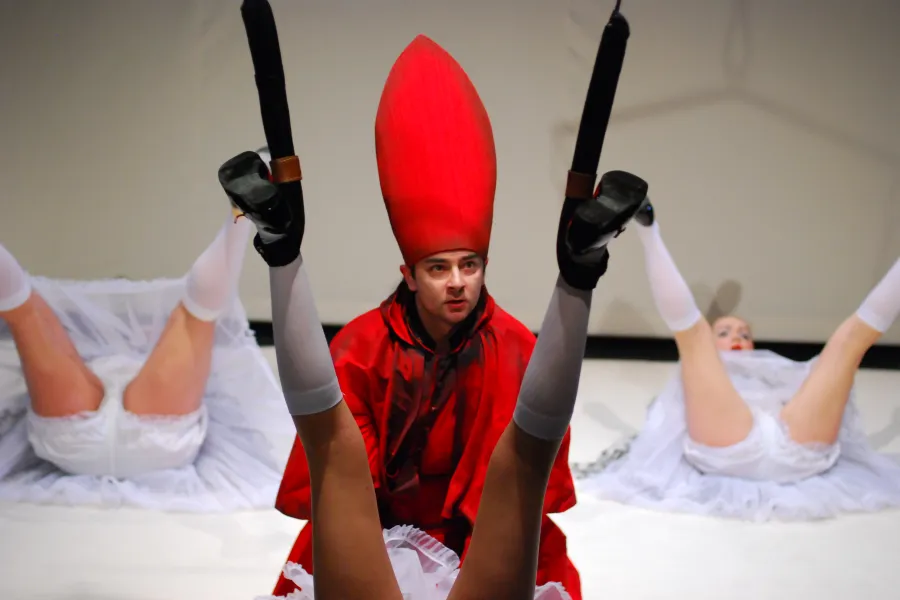 zdjęcie ze spektaklu Balkon, fot. Greg Noo-Wak