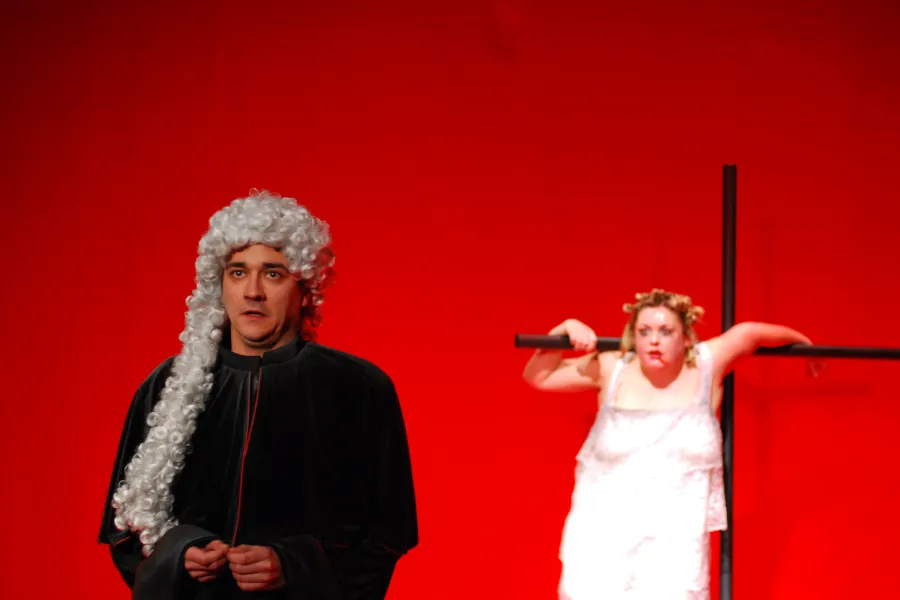 zdjęcie ze spektaklu Balkon, fot. Greg Noo-Wak