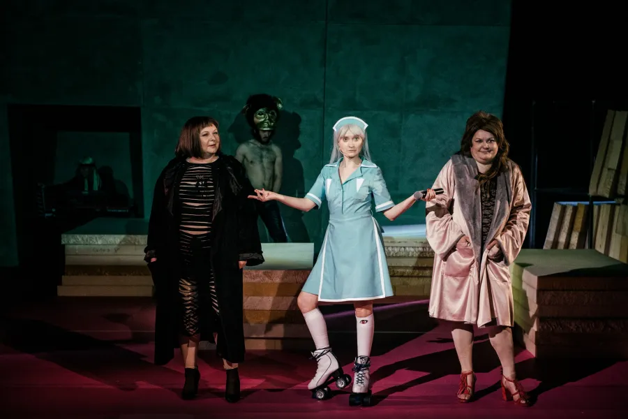 zdjęcie ze spektaklu Bang Bang, fot. Magda Hueckel 