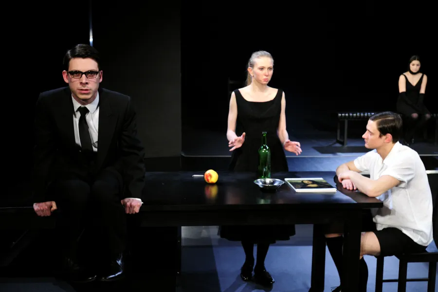 zdjęcie ze spektaklu Barbelo, o psach i dzieciach, fot. Greg Noo-Wak