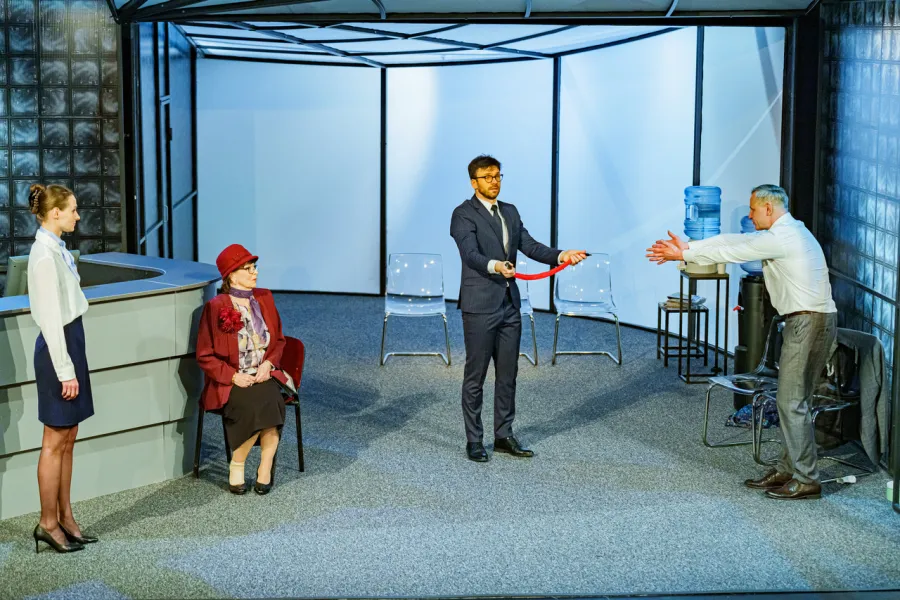 Natalia Klepacka, Bogusława Pawelec, Krzysztof Wach, Mariusz Witkowski, fot. Paweł Sulej