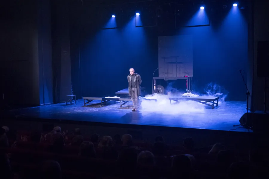 Aszkenazy, menel z Łodzi | MCK Bełchatów | fot. Marcin Nowak