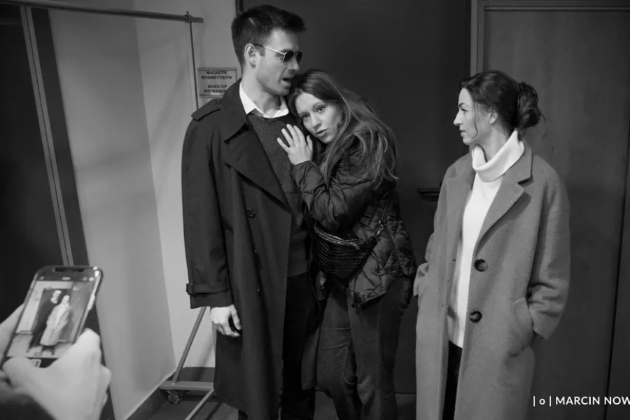 Bileterka, making off filmu, fot. Marcin Nowak