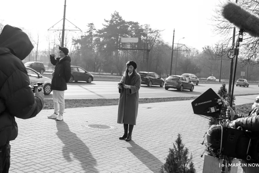 Bileterka, making off filmu, fot. Marcin Nowak