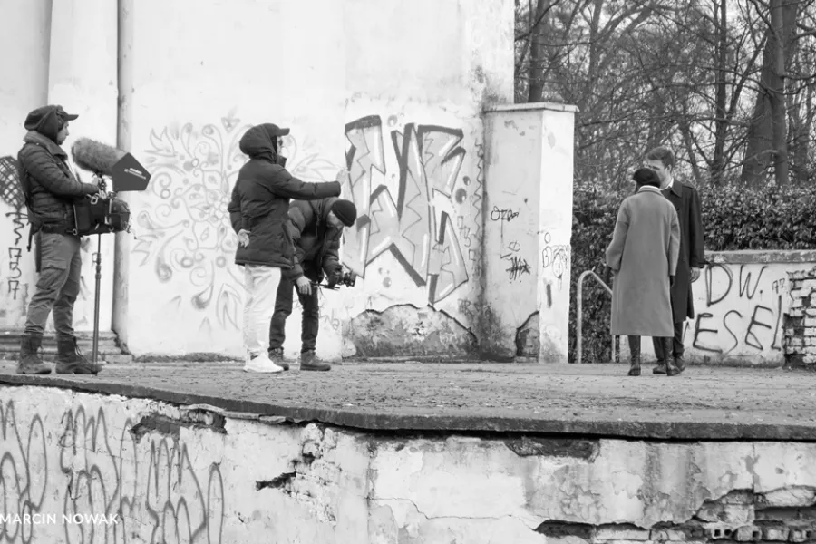 Bileterka, making off filmu, fot. Marcin Nowak