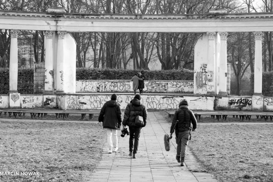 Bileterka, making off filmu, fot. Marcin Nowak