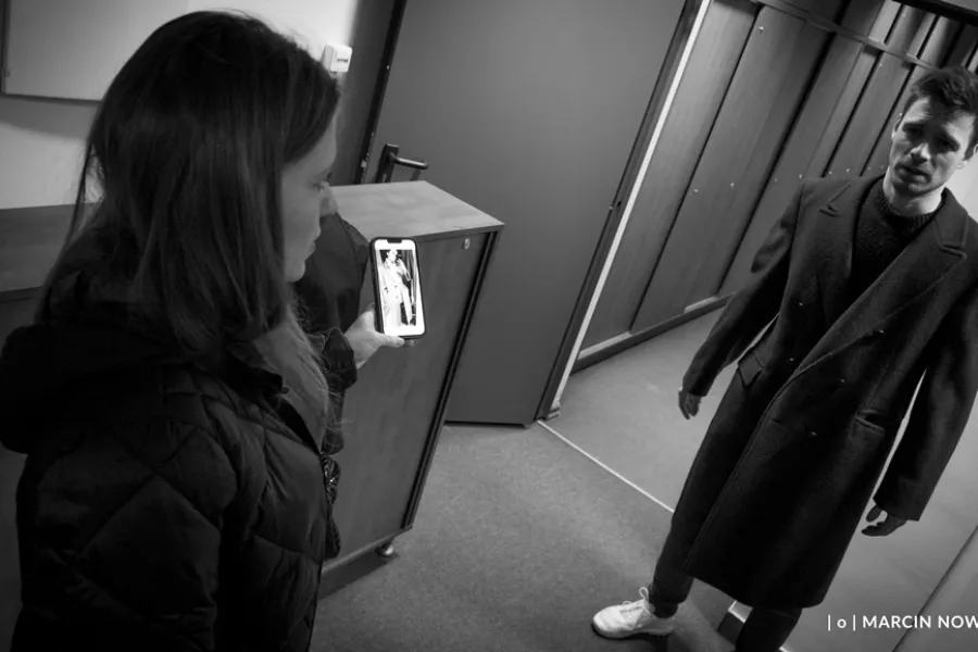 Bileterka, making off filmu, fot. Marcin Nowak