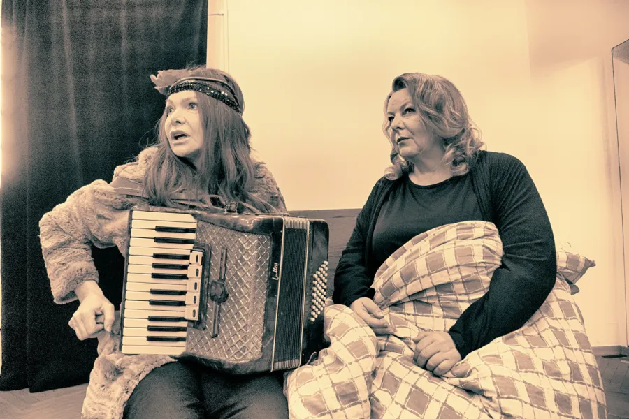 Dzień Walentego, II próba, Milena Lisiecka, Dorota Kiełkowicz, fot. Marcin Nowak