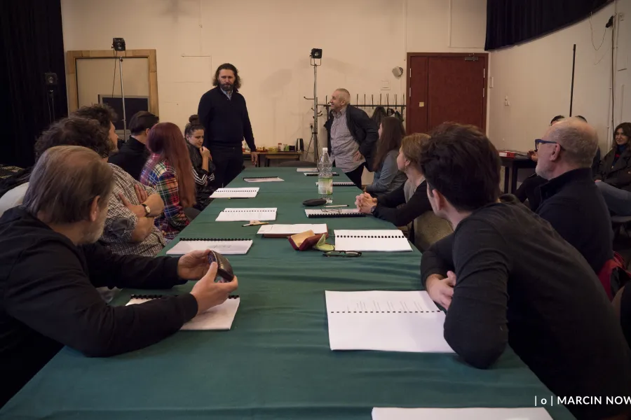 Dziady - pierwsza próba; fot. Marcin Nowak