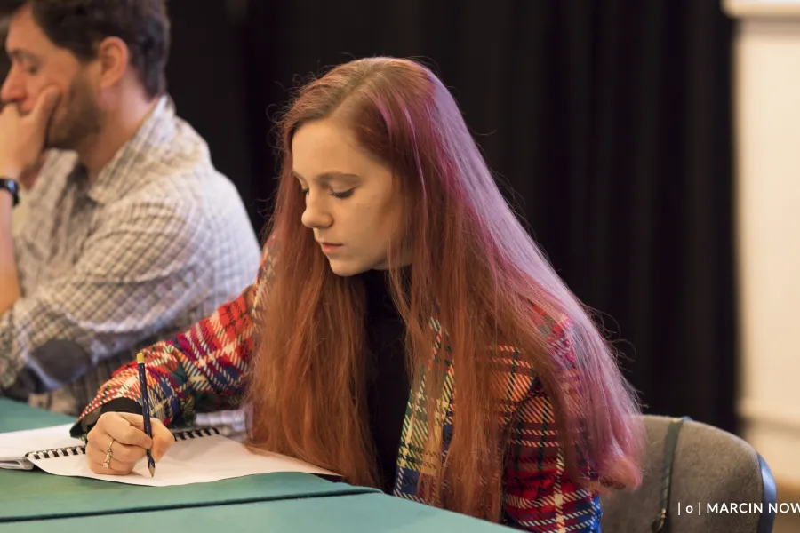 Dziady - pierwsza próba; fot. Marcin Nowak