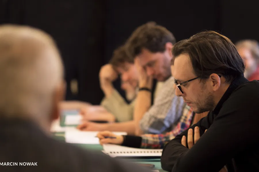 Dziady - pierwsza próba; fot. Marcin Nowak