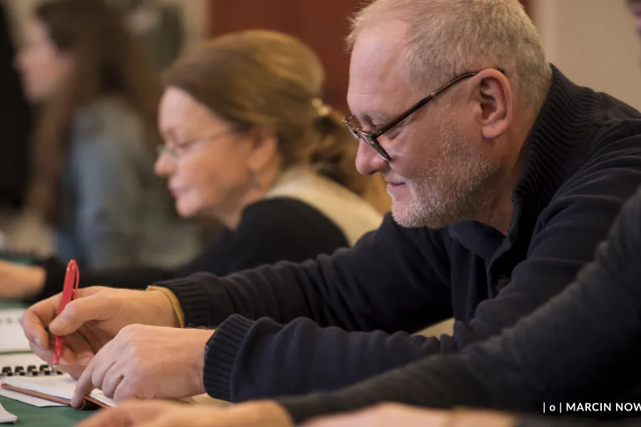 Dziady - pierwsza próba; fot. Marcin Nowak