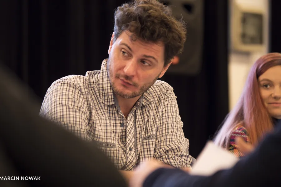 Dziady - pierwsza próba; fot. Marcin Nowak