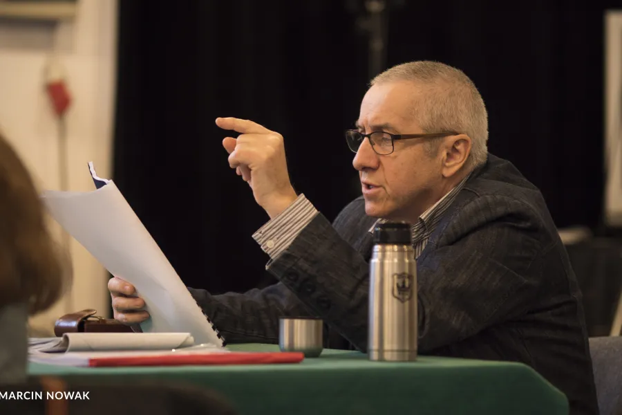 Dziady - pierwsza próba; fot. Marcin Nowak