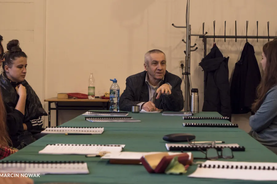 Dziady - pierwsza próba; fot. Marcin Nowak