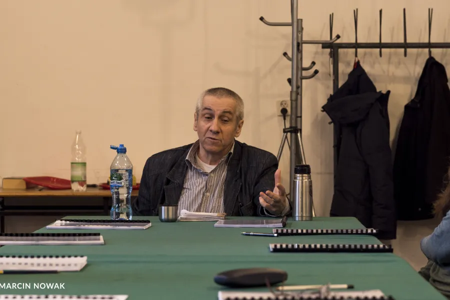 Dziady - pierwsza próba; fot. Marcin Nowak