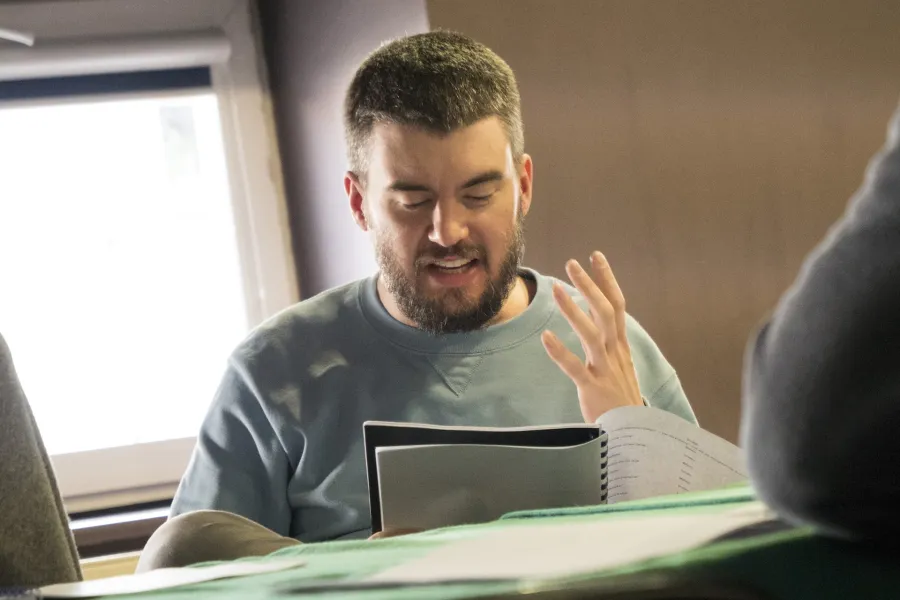 Gwałtu, co się dzieje!, próba stolikowa, fot. Marcin Nowak