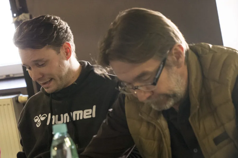 Gwałtu, co się dzieje!, próba stolikowa, fot. Marcin Nowak