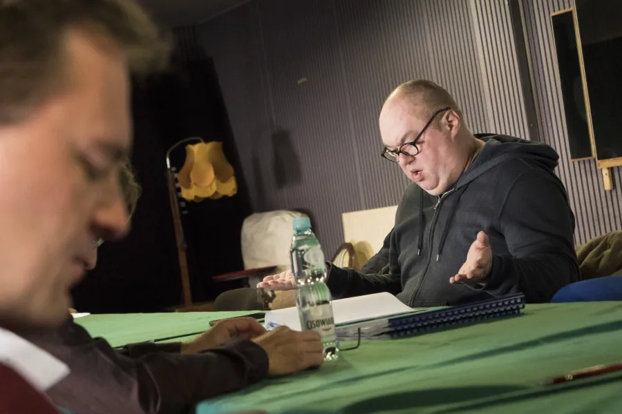 Gwałtu, co się dzieje!, próba stolikowa, fot. Marcin Nowak