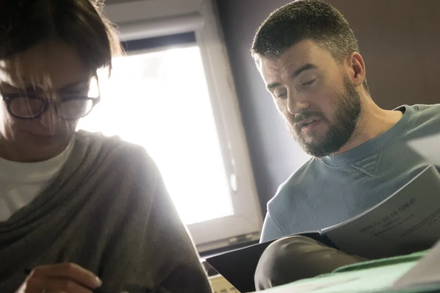 Gwałtu, co się dzieje!, próba stolikowa, fot. Marcin Nowak