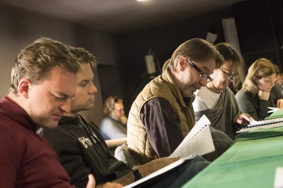 Gwałtu, co się dzieje!, próba stolikowa, fot. Marcin Nowak