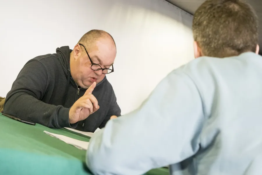 Gwałtu, co się dzieje!, próba stolikowa, fot. Marcin Nowak