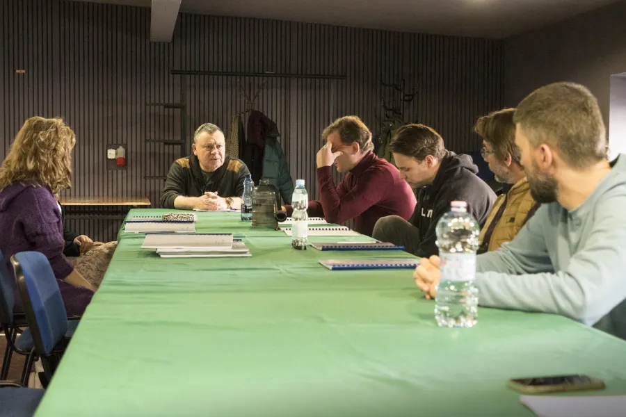 Gwałtu, co się dzieje!, próba stolikowa, fot. Marcin Nowak