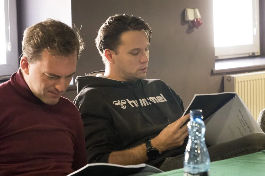 Gwałtu, co się dzieje!, próba stolikowa, fot. Marcin Nowak