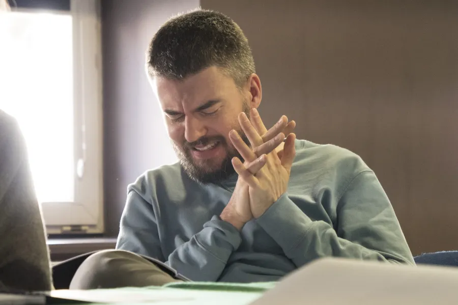 Gwałtu, co się dzieje!, próba stolikowa, fot. Marcin Nowak