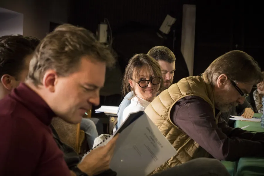 Gwałtu, co się dzieje!, próba stolikowa, fot. Marcin Nowak