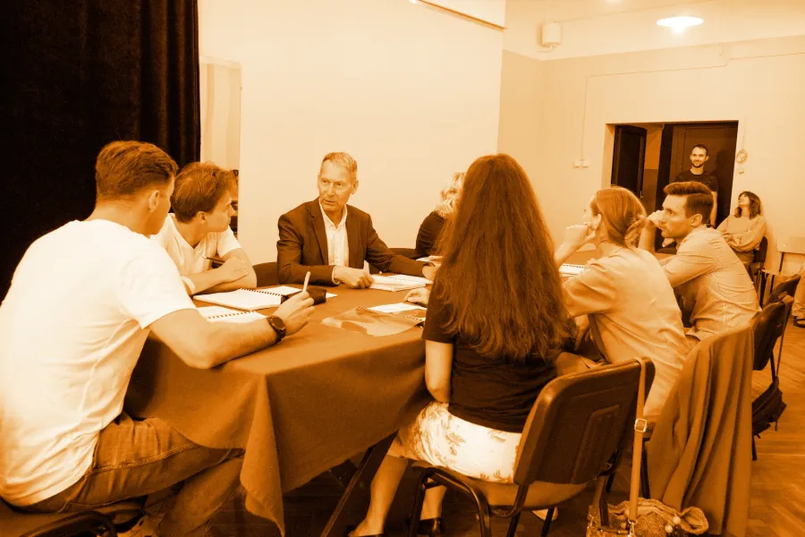 Kartoteka, próba stolikowa, fot. Marcin Nowak