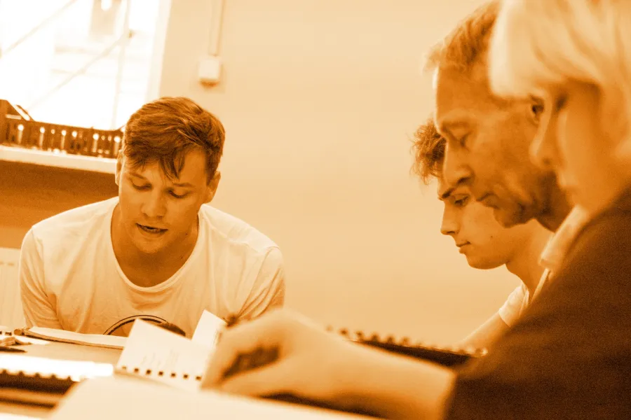 Kartoteka, próba stolikowa, fot. Marcin Nowak