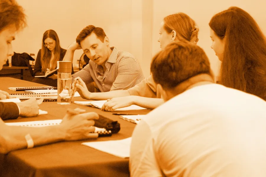 Kartoteka, próba stolikowa, fot. Marcin Nowak