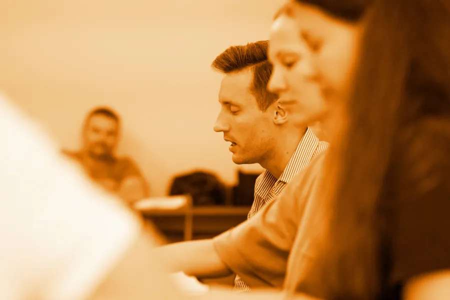 Kartoteka, próba stolikowa, fot. Marcin Nowak