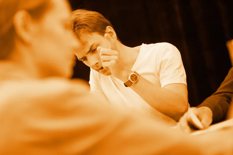 Kartoteka, próba stolikowa, fot. Marcin Nowak