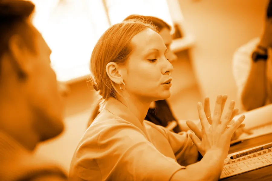 Kartoteka, próba stolikowa, fot. Marcin Nowak